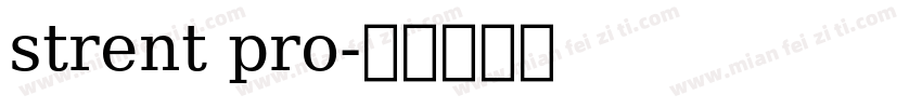 strent pro字体转换